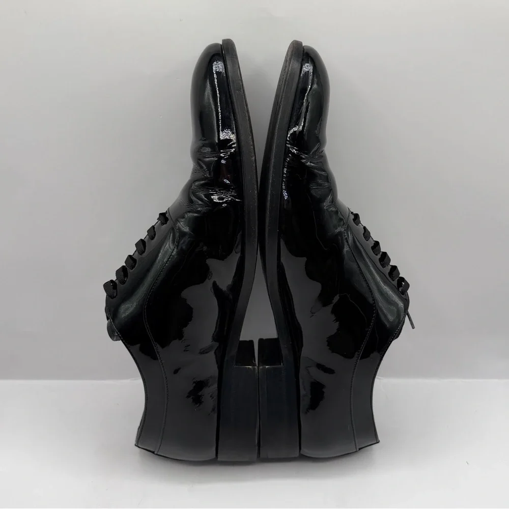 Suitsupply Tuxedo Shoes Mens 44 US 11 Black Patent Leather Oxford Formal